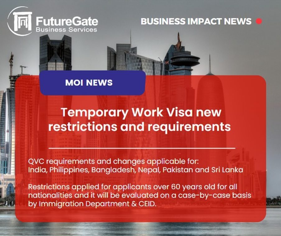 New Requirements For QVC Temporary Work Visa Applications