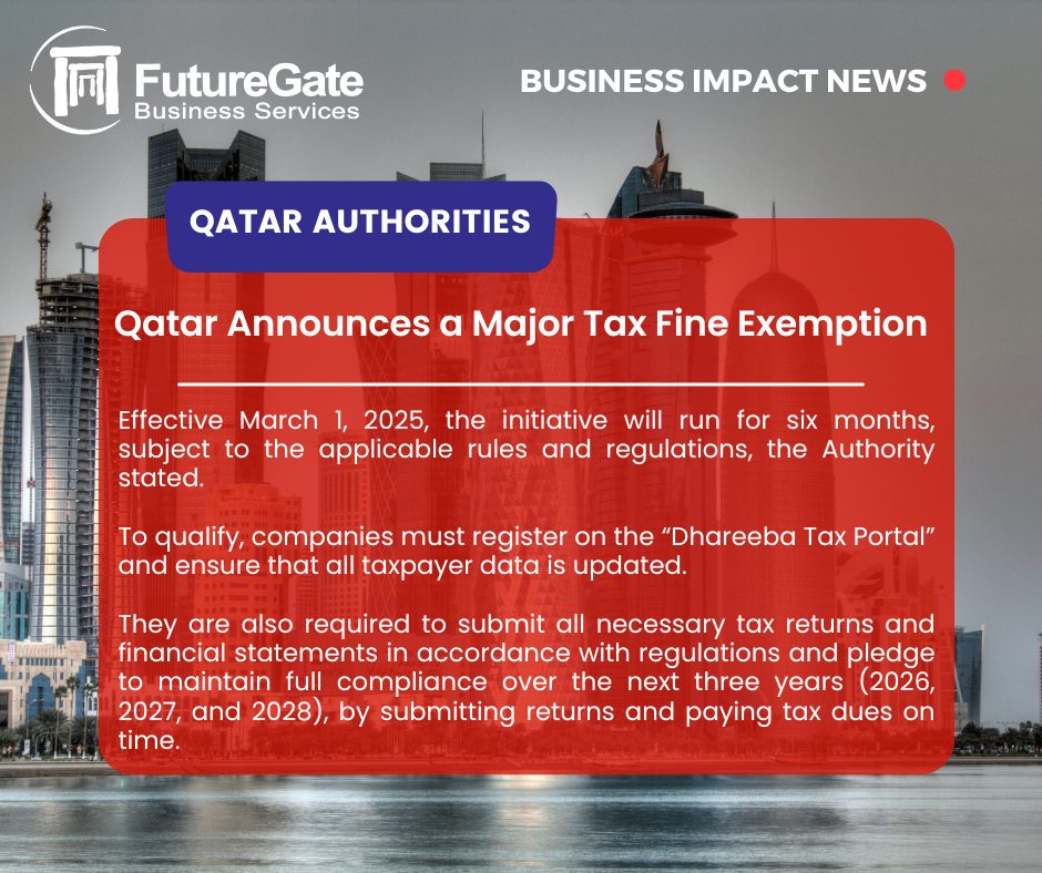 General Tax Authority Extends Application Deadline for Financial Penalty Exemption Initiative Until 31 December 2025